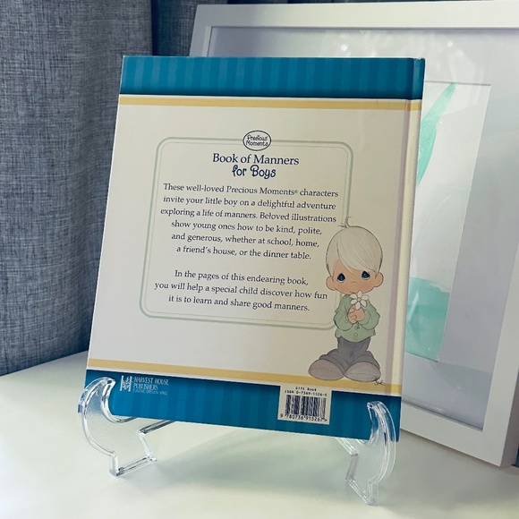 Precious Moments Book of Manners for Boys Hardcover - Picture 5 of 5